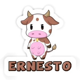 Sticker Ernesto Cow Image