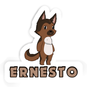 German Sheperd Sticker Ernesto Image