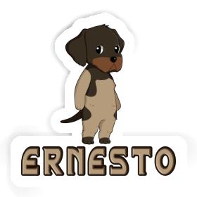 German Wirehaired Sticker Ernesto Image
