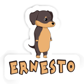 Dachshund Sticker Ernesto Image
