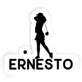 Ernesto Sticker Golfer Image