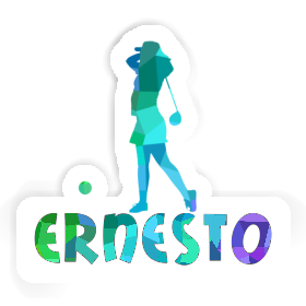 Sticker Ernesto Golfer Image
