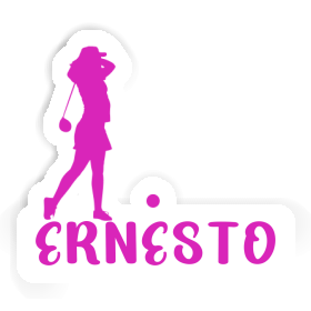 Ernesto Sticker Golfer Image