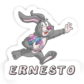 Ernesto Sticker Rugby rabbit Image