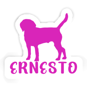 Sticker Ernesto Dog Image