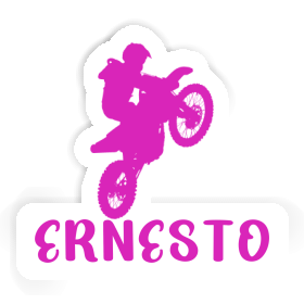 Sticker Ernesto Motocross Rider Image