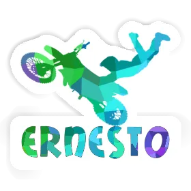 Motocross Rider Sticker Ernesto Image