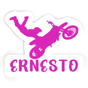 Sticker Ernesto Motocross Rider Image