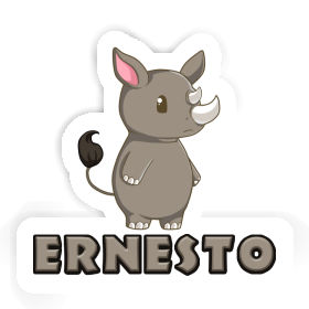 Rhinoceros Sticker Ernesto Image