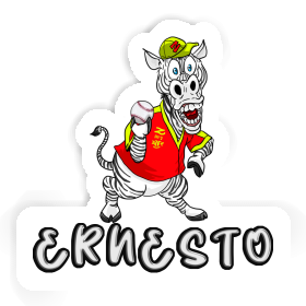 Ernesto Sticker Baseball Player Image