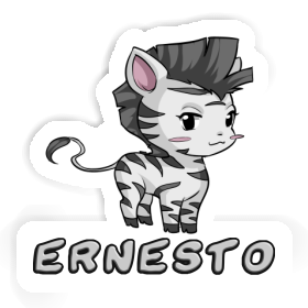 Zebra Sticker Ernesto Image