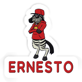Sticker Ernesto Zebra Image