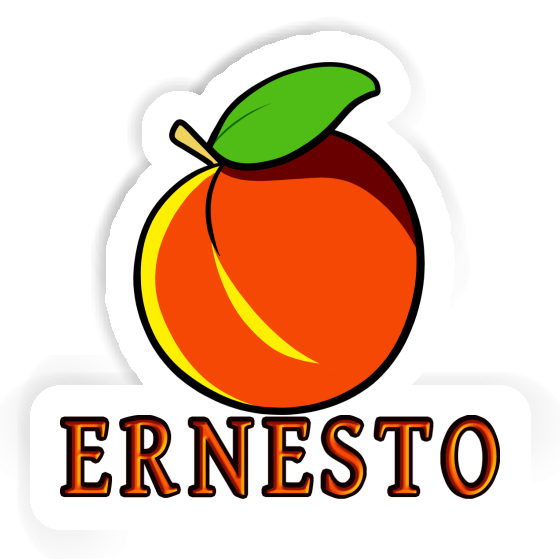 Ernesto Autocollant Abricot Notebook Image