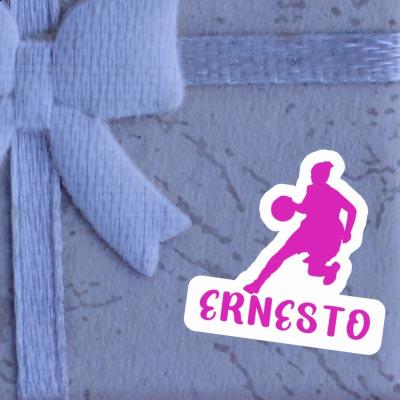Sticker Basketballspielerin Ernesto Notebook Sticker Basketballspielerin Ernesto Gift package Image