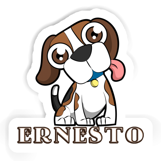 Sticker Ernesto Beagle Dog Image