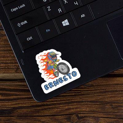 Ernesto Aufkleber Biker Laptop Image