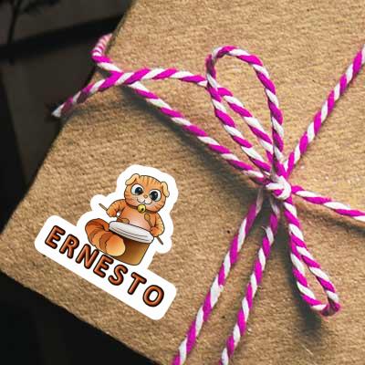 Ernesto Autocollant Chat-tambour Notebook Ernesto Autocollant Chat-tambour Notebook Image