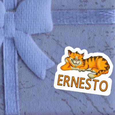 Autocollant Chat Ernesto Notebook Autocollant Chat Ernesto Notebook Image