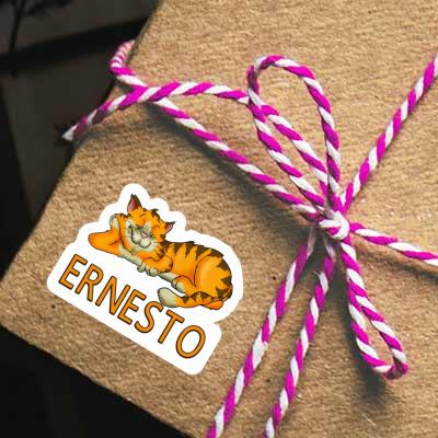 Katze Aufkleber Ernesto Notebook Image