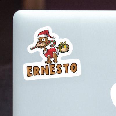 Autocollant Ernesto Chat de Noël Gift package Image