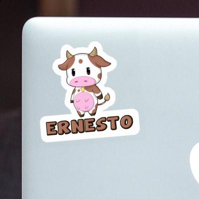Sticker Ernesto Cow Laptop Image