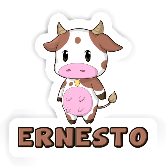Sticker Ernesto Cow Notebook Sticker Ernesto Cow Notebook Image