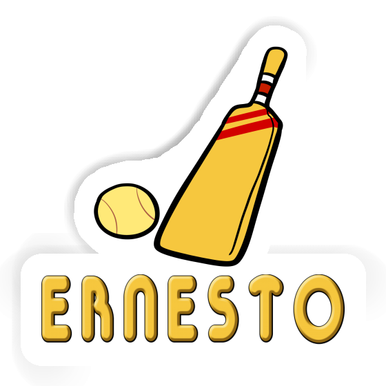 Ernesto Autocollant Maillet de cricket Image