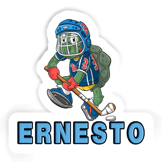 Autocollant Joueur de hockey sur glace Ernesto Notebook Autocollant Joueur de hockey sur glace Ernesto Gift package Image