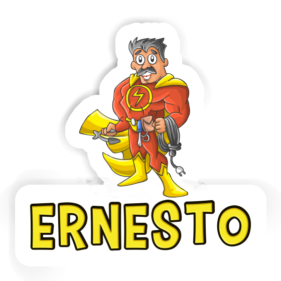 Sticker Ernesto Electrician Notebook Sticker Ernesto Electrician Gift package Image