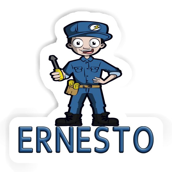 Sticker Electrician Ernesto Notebook Sticker Electrician Ernesto Gift package Image