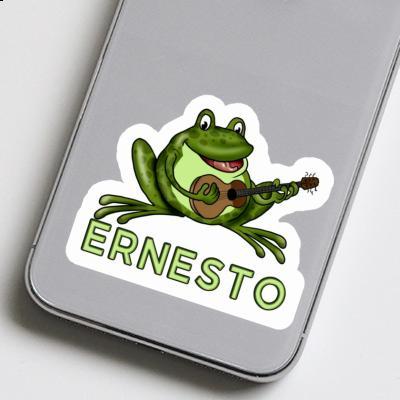 Sticker Ernesto Guitar Frog Laptop Image