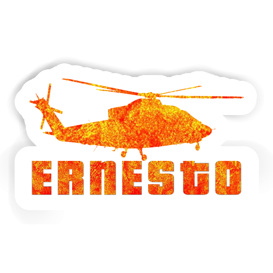 Ernesto Sticker Helicopter Laptop Image