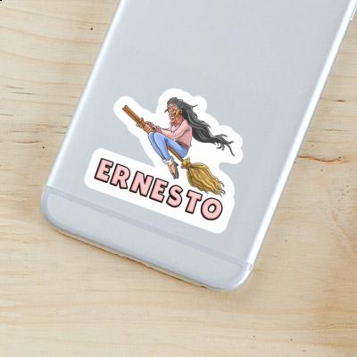 Ernesto Sticker Witch Laptop Ernesto Sticker Witch Laptop Image
