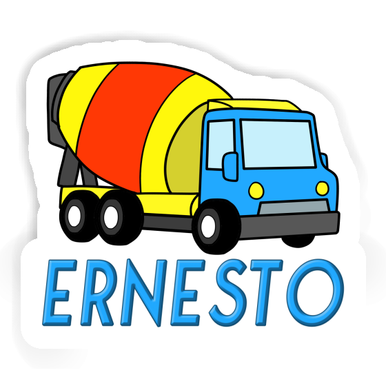 Aufkleber Ernesto Mischer-LKW Laptop Aufkleber Ernesto Mischer-LKW Laptop Image