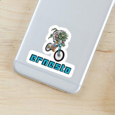Ernesto Sticker Downhill Biker Notebook Image
