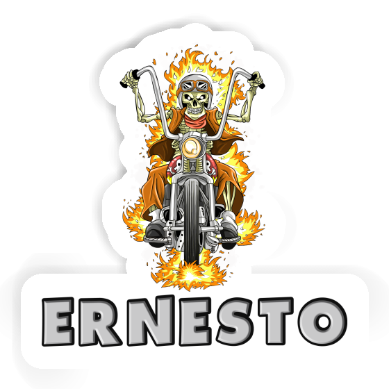 Sticker Ernesto Motorbike Rider Notebook Sticker Ernesto Motorbike Rider Gift package Image