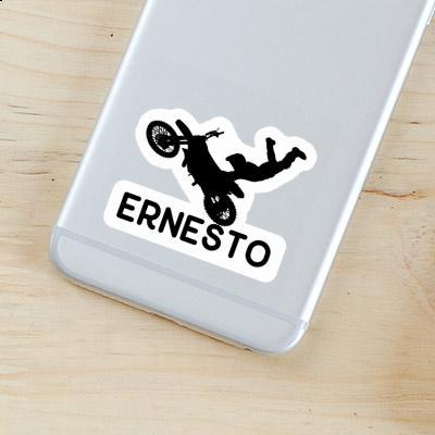 Autocollant Motocrossiste Ernesto Image