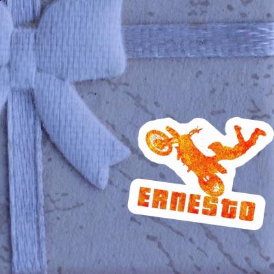 Sticker Motocross Jumper Ernesto Notebook Image