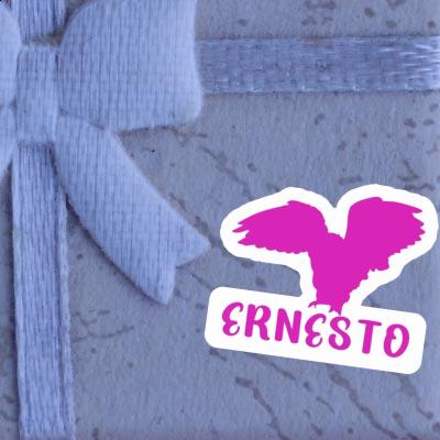 Ernesto Autocollant Hibou Notebook Ernesto Autocollant Hibou Gift package Image