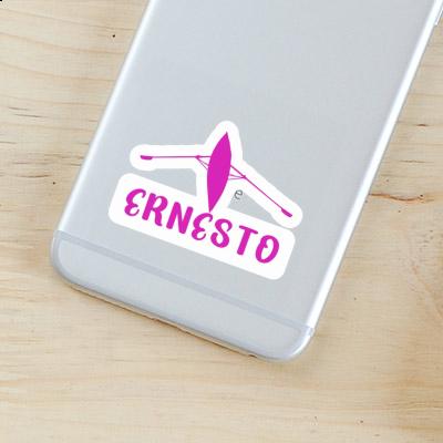 Ernesto Sticker Rowboat Notebook Image