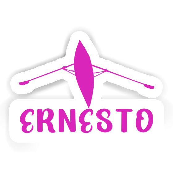 Ernesto Sticker Rowboat Laptop Image