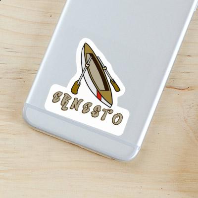 Ernesto Sticker Rowboat Notebook Ernesto Sticker Rowboat Gift package Image