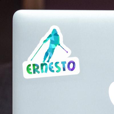 Skifahrerin Sticker Ernesto Laptop Skifahrerin Sticker Ernesto Laptop Image