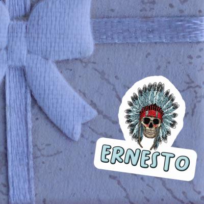 Autocollant Ernesto Tête de mort indien Notebook Autocollant Ernesto Tête de mort indien Gift package Image