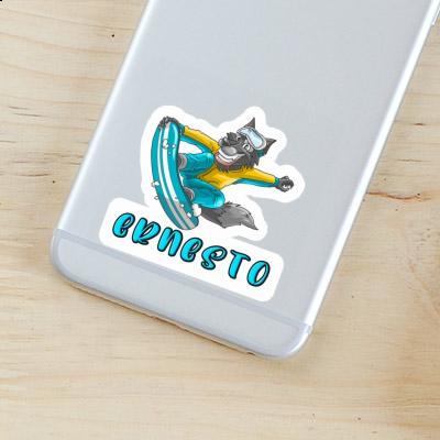 Autocollant Snowboardeur Ernesto Notebook Autocollant Snowboardeur Ernesto Gift package Image