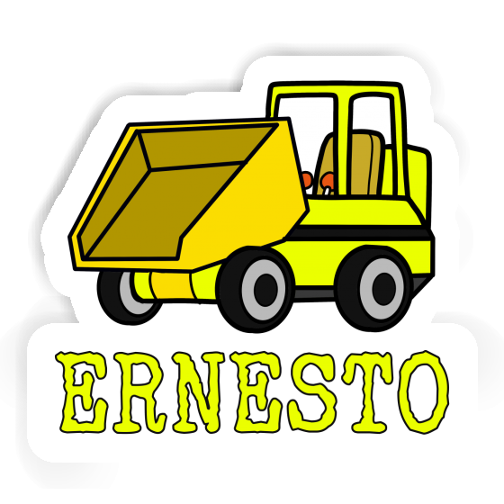 Front Tipper Sticker Ernesto Notebook Front Tipper Sticker Ernesto Notebook Image