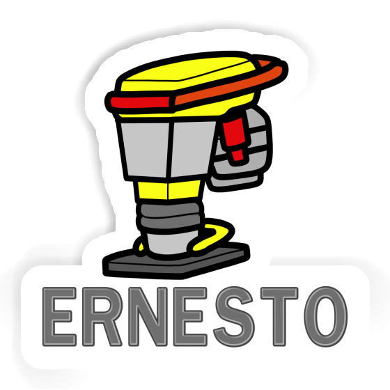 Sticker Ernesto Vibrationsstampfer Notebook Sticker Ernesto Vibrationsstampfer Notebook Image