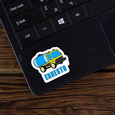 Ernesto Sticker Water Truck Image