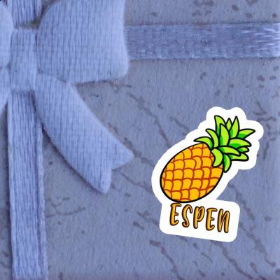 Pineapple Sticker Espen Notebook Pineapple Sticker Espen Gift package Image