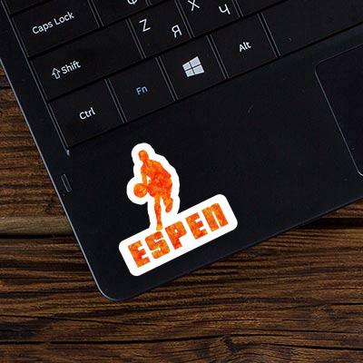 Sticker Basketball Player Espen Sticker Basketball Player Espen Image